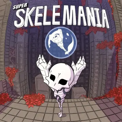 Super Skelemania Nintendo Switch okładka gry
