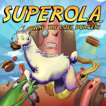 Superola and the Lost Burgers Nintendo Switch okładka gry