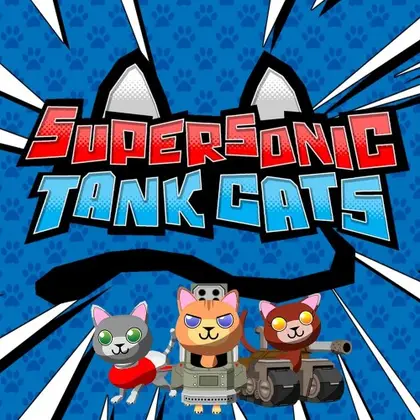 Supersonic Tank Cats Nintendo Switch okładka gry