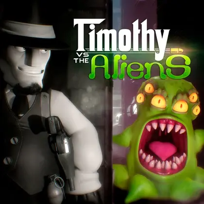 Timothy vs the Aliens Nintendo Switch okładka gry