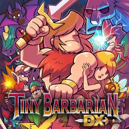 Tiny Barbarian DX Nintendo Switch okładka gry