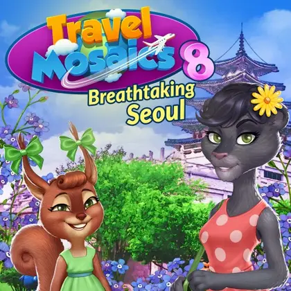 Travel Mosaics 8: Breathtaking Seoul Nintendo Switch okładka gry