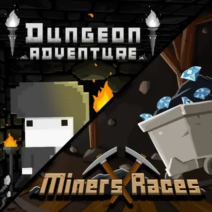 Underground Bundle: Dungeon Adventure and Miners Races Nintendo Switch okładka gry