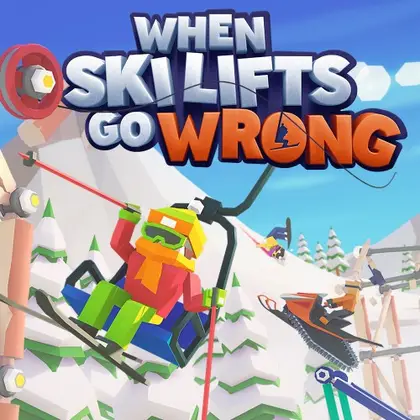 When Ski Lifts Go Wrong Nintendo Switch okładka gry