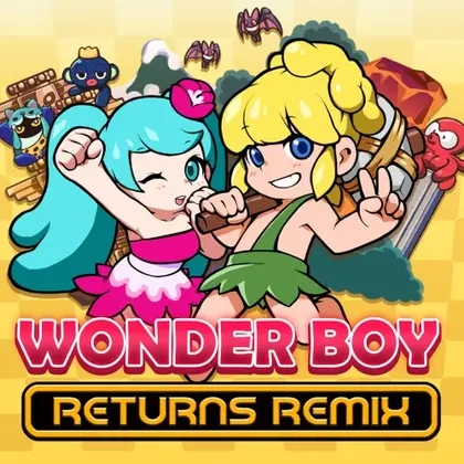 WONDER BOY RETURNS REMIX Nintendo Switch okładka gry