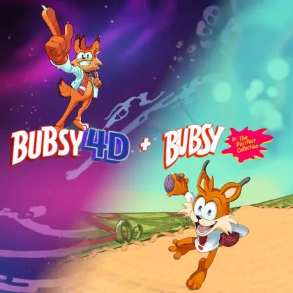 Bubsy 4D + Bubsy in: The Purrfect Collection Nintendo Switch 2 okładka gry