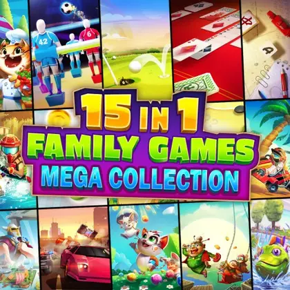 15 in 1 Family Games Mega Collection Nintendo Switch okładka gry
