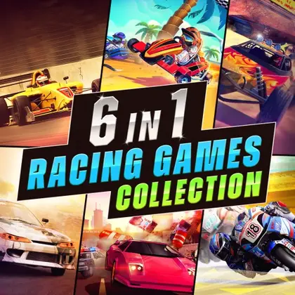 6 in 1 Racing Games Collection Nintendo Switch okładka gry