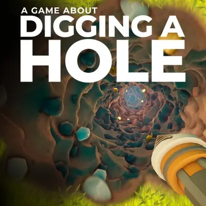 A Game About Digging A Hole Nintendo Switch okładka gry