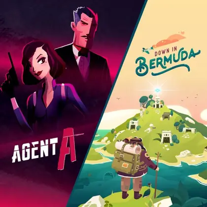 Agent A & Down in Bermuda Bundle Nintendo Switch okładka gry