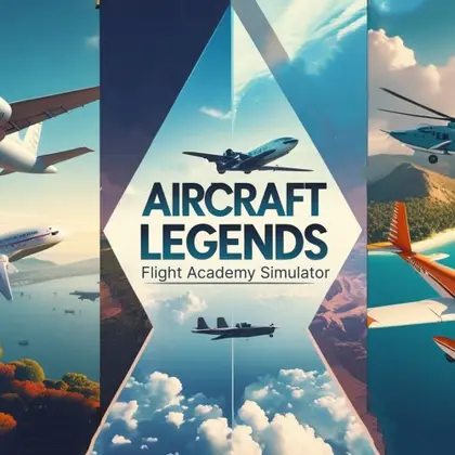 Aircraft Legends: Flight Academy Simulator Nintendo Switch okładka gry