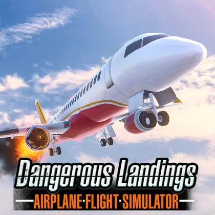 Airplane Flight Simulator : Dangerous Landings Nintendo Switch okładka gry