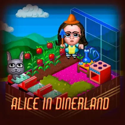 Alice in Dinerland Nintendo Switch okładka gry