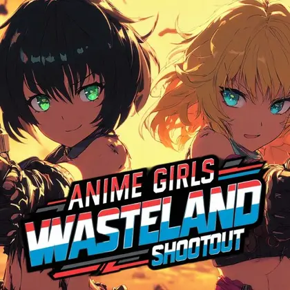Anime Girls Wasteland Shootout Nintendo Switch okładka gry