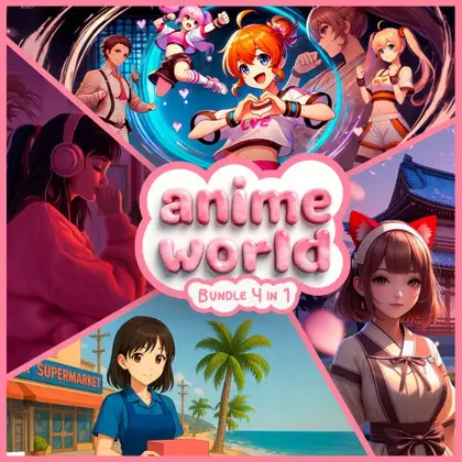 Anime World Bundle 4 in 1 Nintendo Switch okładka gry