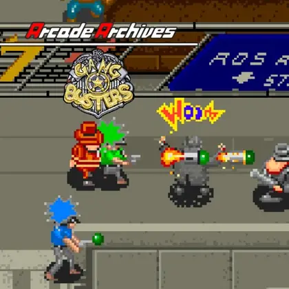 Arcade Archives GANGBUSTERS Nintendo Switch okładka gry