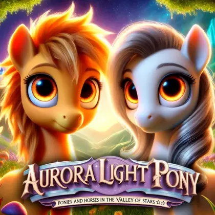 Aurora Light Pony: Ponies and Horses in the Valley of Stars Nintendo Switch okładka gry