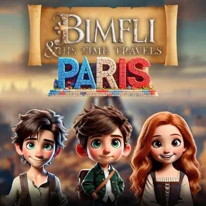 Bimfli & His Time Travels: Paris Nintendo Switch okładka gry