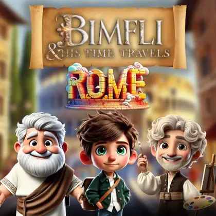Bimfli & His Time Travels: Rome Nintendo Switch okładka gry