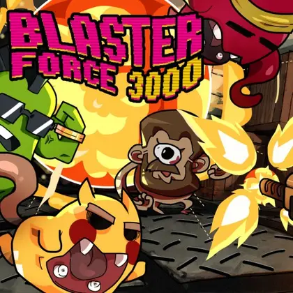 Blaster Force 3000 Nintendo Switch okładka gry