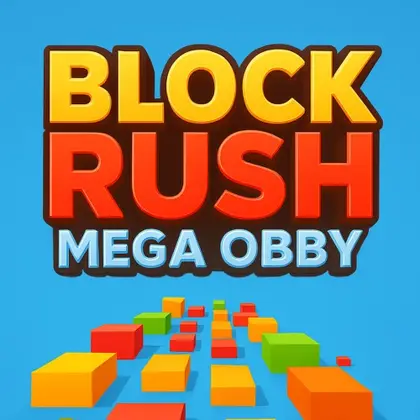 Block Rush: Mega Obby Nintendo Switch okładka gry