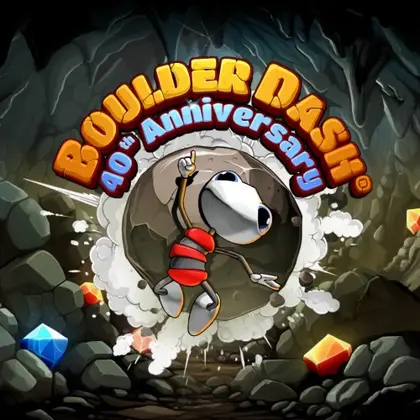 BOULDER DASH 40th Anniversary Nintendo Switch okładka gry