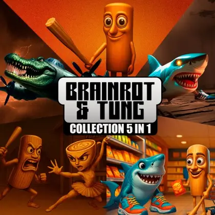 BRAINROT & TUNG COLLECTION 5 in 1 Nintendo Switch okładka gry