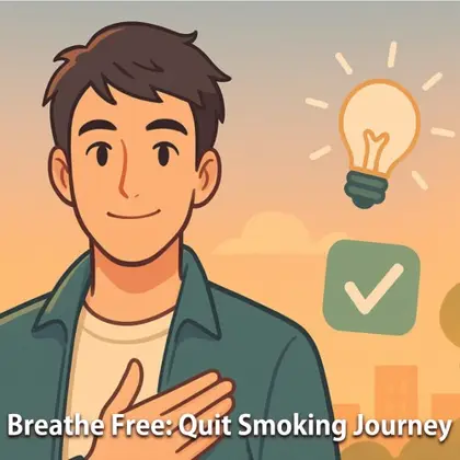Breathe Free: Quit Smoking Journey Nintendo Switch okładka gry