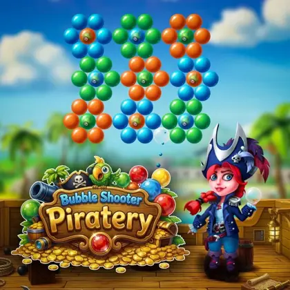 Bubble Shooter Piratery Nintendo Switch okładka gry