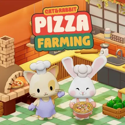 Cat&Rabbit Pizza Farming Nintendo Switch okładka gry