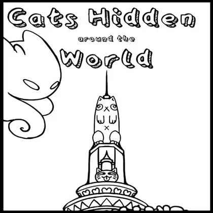 Cats Hidden Around the World Nintendo Switch okładka gry