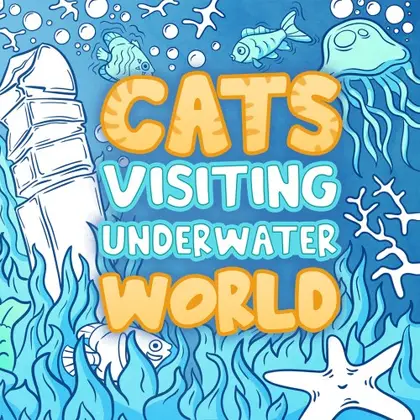 Cats Visiting Underwater World Nintendo Switch okładka gry