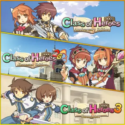 Class of Heroes: The Ultimate Trilogy Nintendo Switch okładka gry