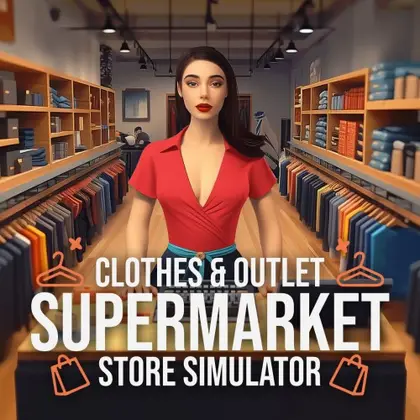 Clothes & Outlet Supermarket Store Simulator Nintendo Switch okładka gry