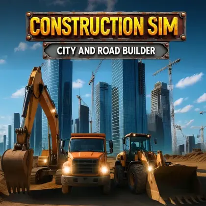 Construction Sim: City and Road Builder Nintendo Switch okładka gry