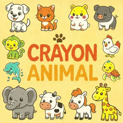 CRAYON ANIMAL Nintendo Switch okładka gry