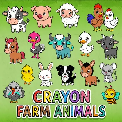 CRAYON FARM ANIMALS Nintendo Switch okładka gry