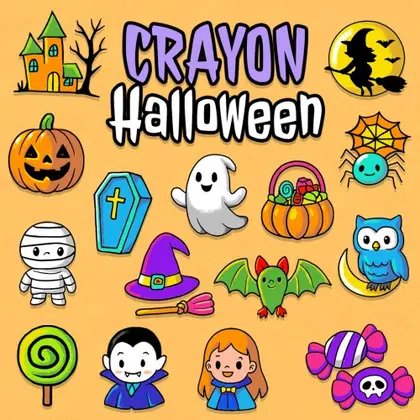 CRAYON HALLOWEEN Nintendo Switch okładka gry