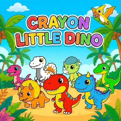 CRAYON LITTLE DINO Nintendo Switch okładka gry