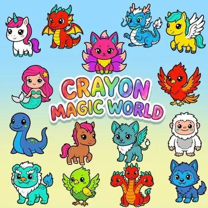 CRAYON MAGIC WORLD Nintendo Switch okładka gry