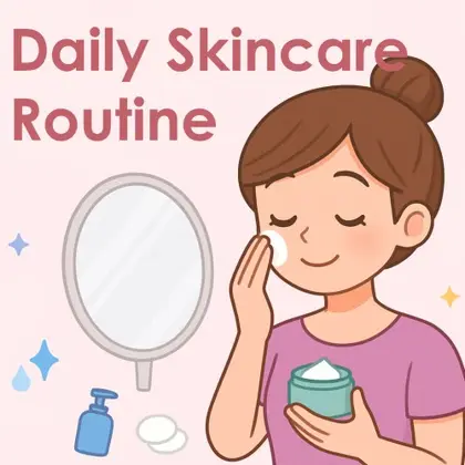 Daily Skincare Routine Nintendo Switch okładka gry