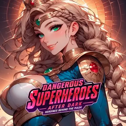 Dangerous Superheroes After Dark: Heroines Behind the Mask Nintendo Switch okładka gry