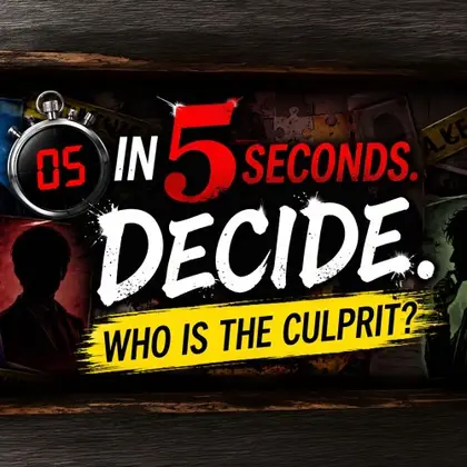 Decide in 5 Seconds. Who Is the Culprit? Nintendo Switch okładka gry