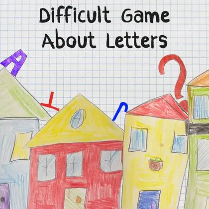 Difficult Game About Letters Nintendo Switch okładka gry