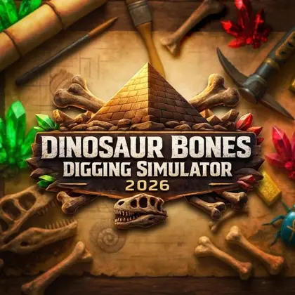 Dinosaur Bones Digging Simulator 2026 Nintendo Switch okładka gry