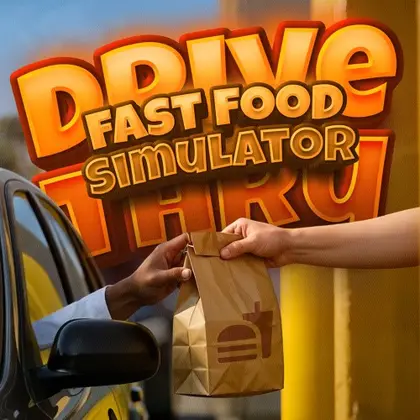 Drive Thru Fast Food Simulator Nintendo Switch okładka gry