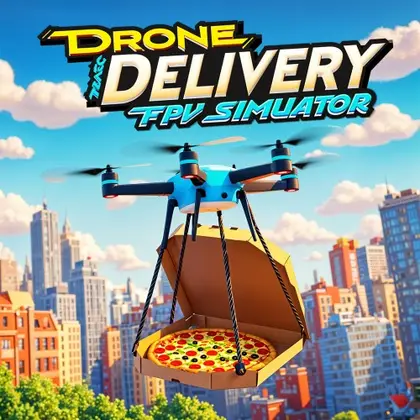 DRONE DELIVERY - FPV SIMULATOR Nintendo Switch okładka gry