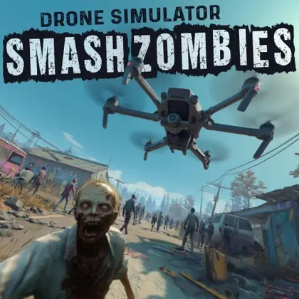 Drone Simulator SMASH ZOMBIES Nintendo Switch okładka gry