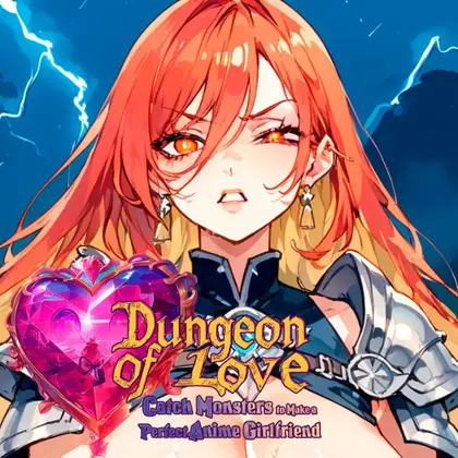 Dungeon of Love: Catch Monsters to Make a Perfect Anime Girlfriend Nintendo Switch okładka gry