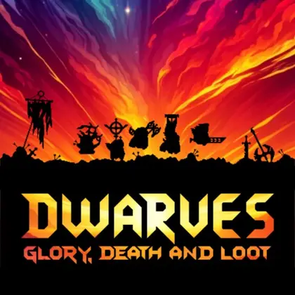 Dwarves: Glory, Death and Loot Nintendo Switch okładka gry